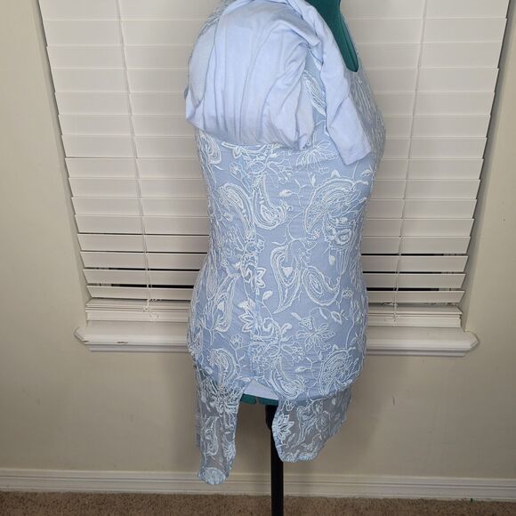 Soft Surroundings Whimsical Garden Pixie Fairy Silk Embroidered Lace Cottagecore - Picture 4 of 7